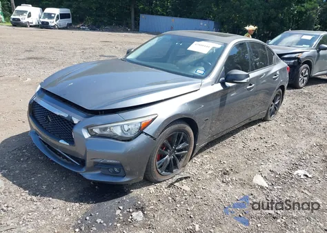 2017 Infiniti Q50 3.0T Premium from USA, damaged, VIN JN1EV7ARXHM834510